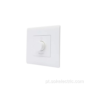 Interruptor Dimmer Led de 500W de Faixa de Ajuste Amplo Branco